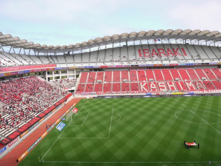 カシマサッカースタジアムの芝生