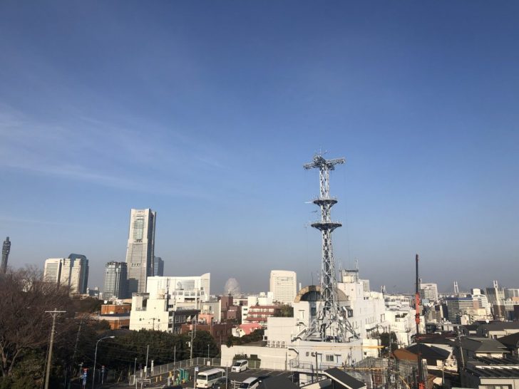 野毛山公園展望台からみなとみらい方面