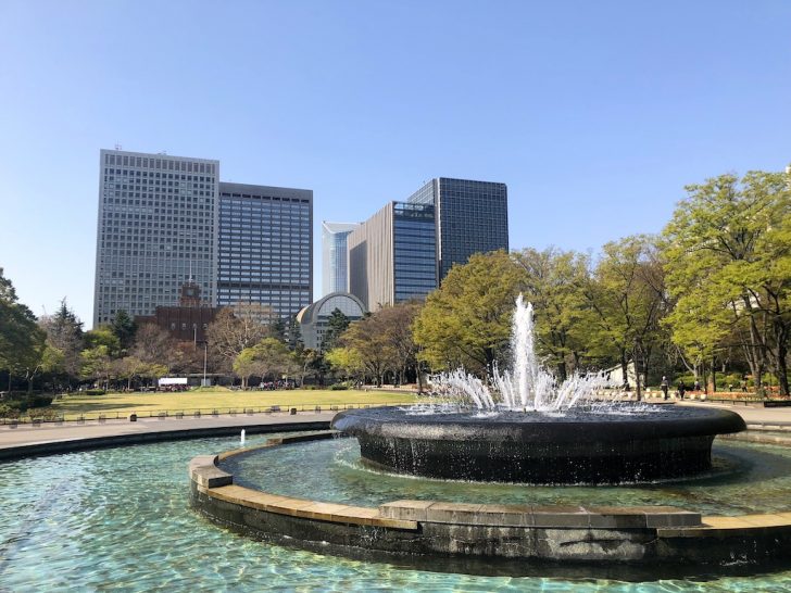 日比谷公園の芝生広場