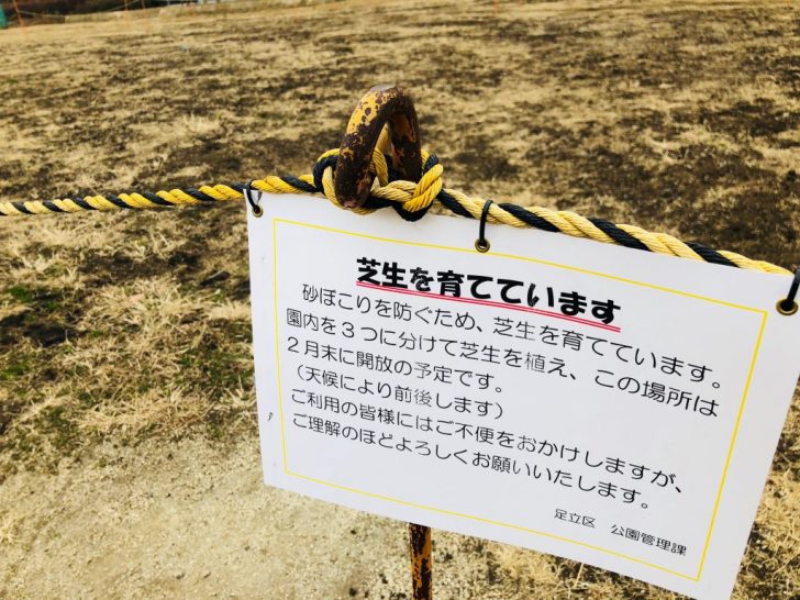 芝生の補修