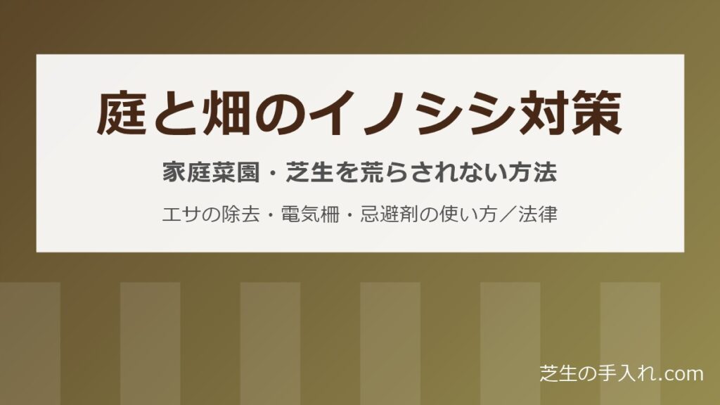 イノシシ対策
